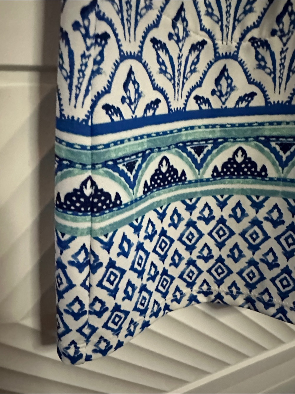 Cabana Life Blue and White Printed Mini Dress - Picture 5 of 9
